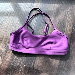 ALO Yoga Purple Strappy Bralette